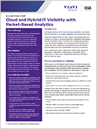 Cloud and Hybrid IT Visibility with Packet-Based Analytics