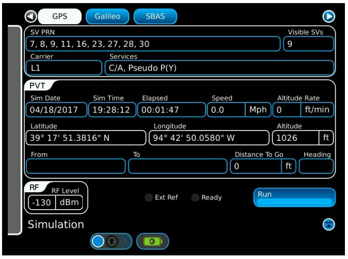 GPS-1000 Screen