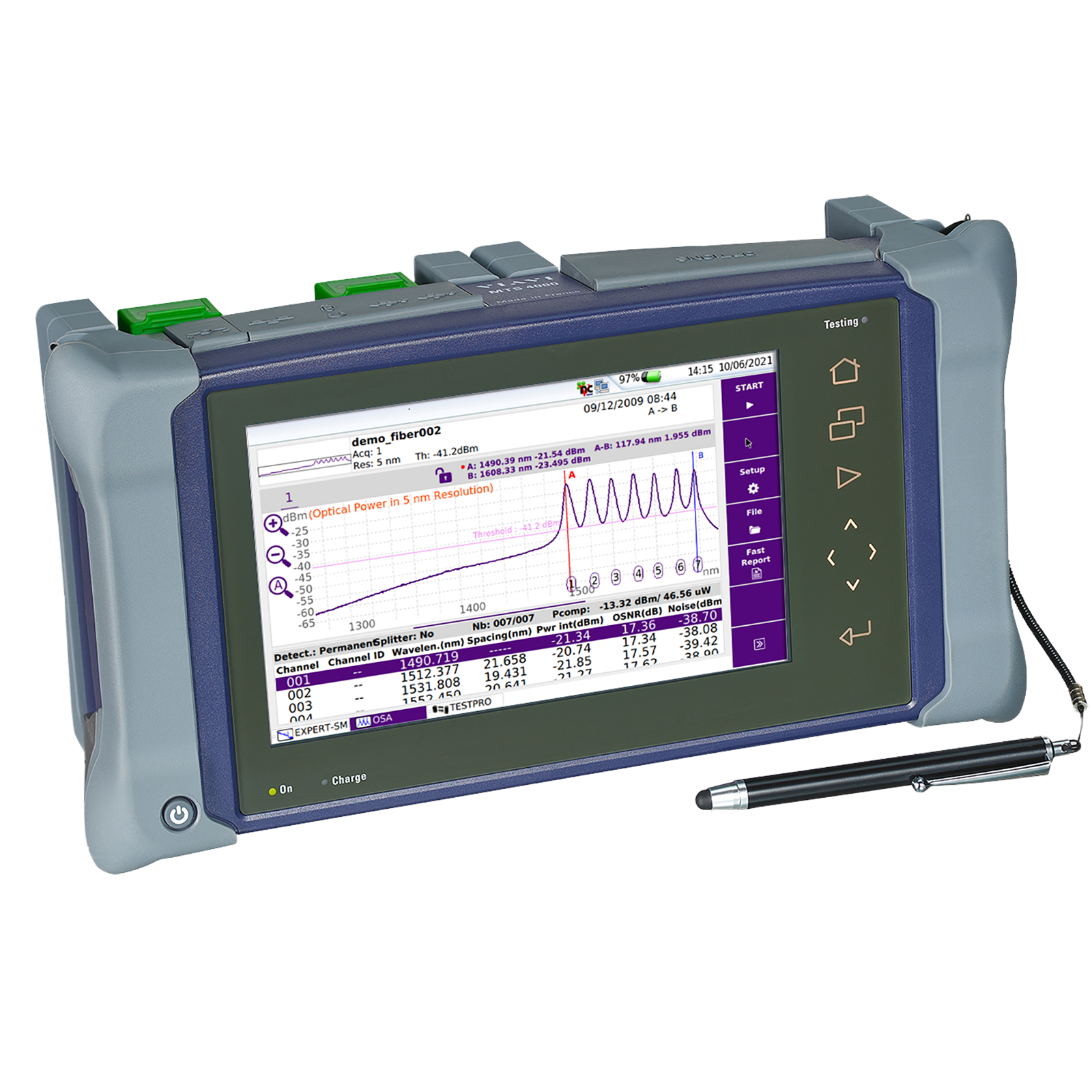 Single-mode OTDR fibre optique en mode Muti-OTDR testeur réflectomètre