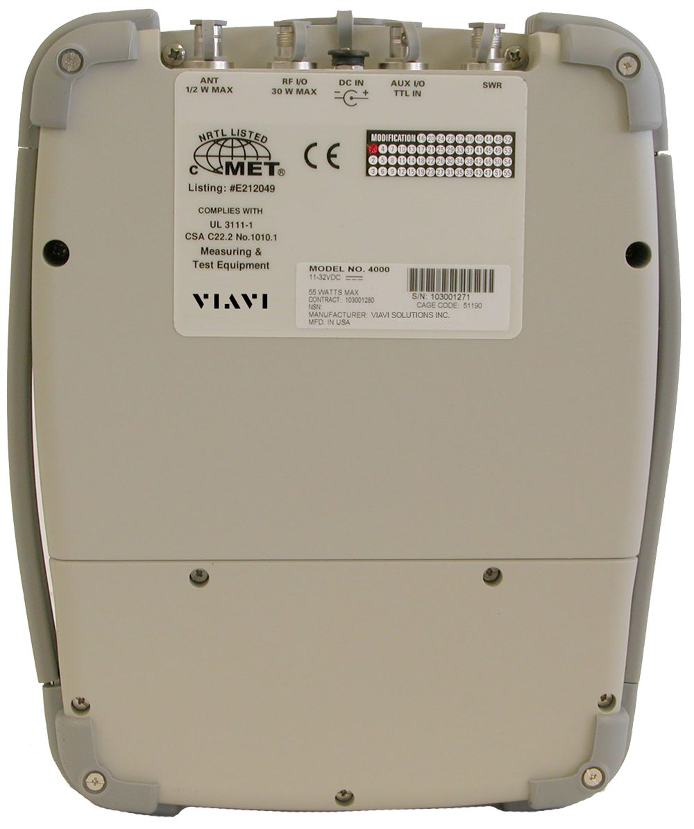 IFR4000 Flight Line Test Set Request Demo VIAVI