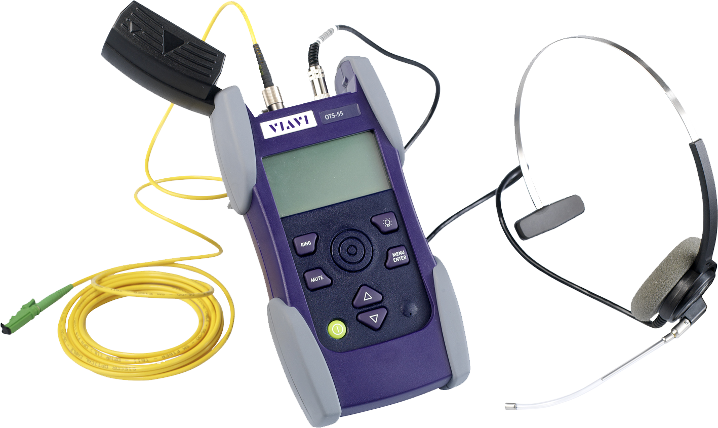 Clear, HandFree, Digital Voice Over an Optical Fiber VIAVI Optical Talk Set