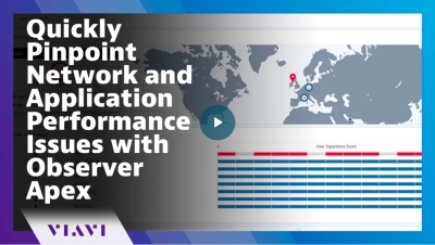 Quickly Pinpoint Network and Application Performance Issues with Observer Apex Quickly Pinpoint Network and Application Performance Issues with Observer Apex