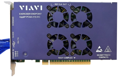 Xgig 16-lane CEM Endpoint Exerciser Test Card for PCI Express 6.0