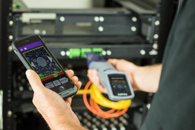 Testing fiber optic networks with VIAVI inspection equipment