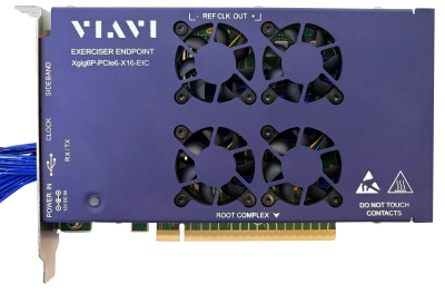 Xgig 16-lane CEM Endpoint Exerciser Test Card for PCI Express 6.0